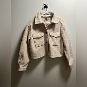H&M Tan Teddy Jacket